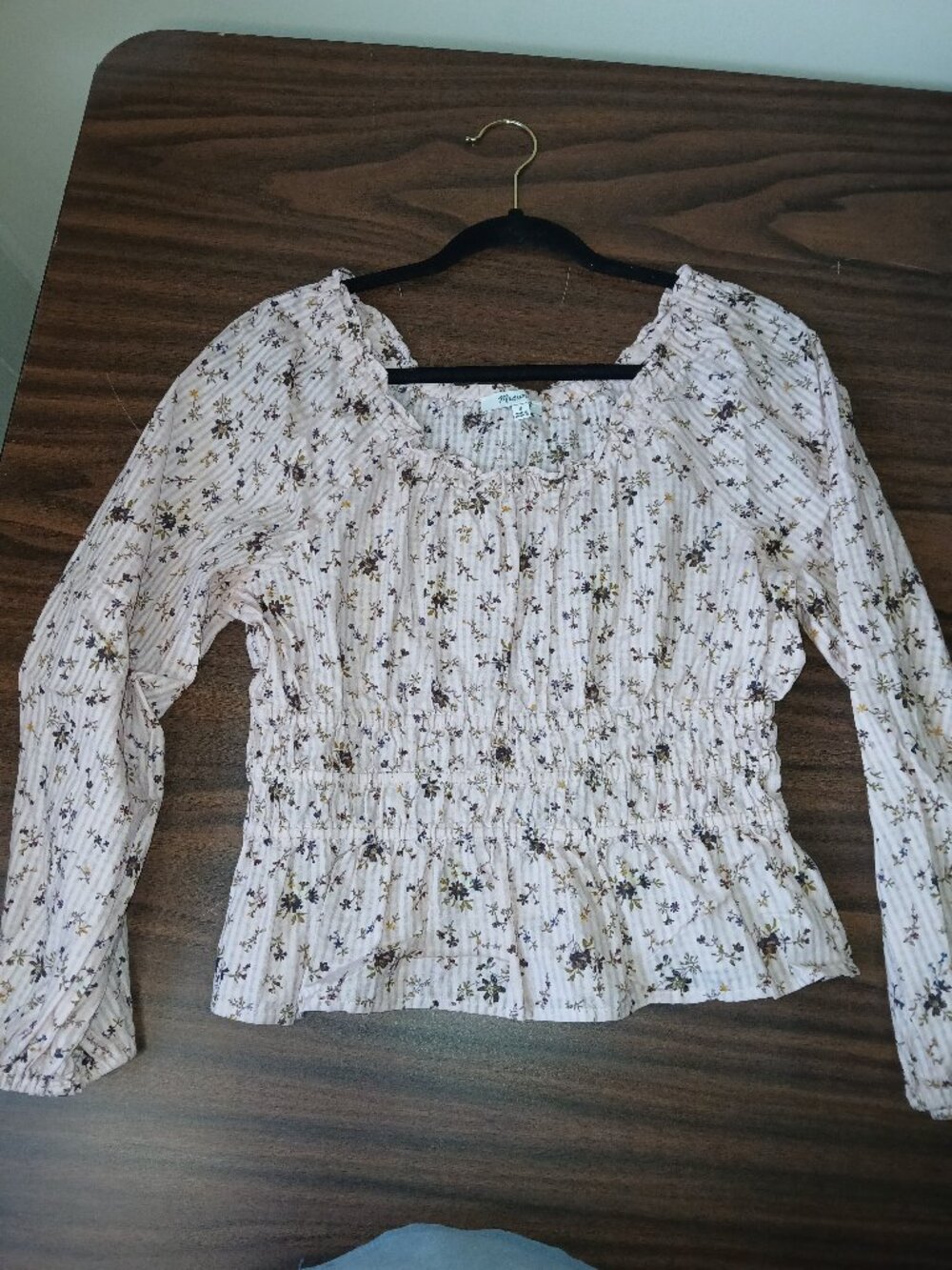 Madewell Cottagecore Boho Floral Print top S